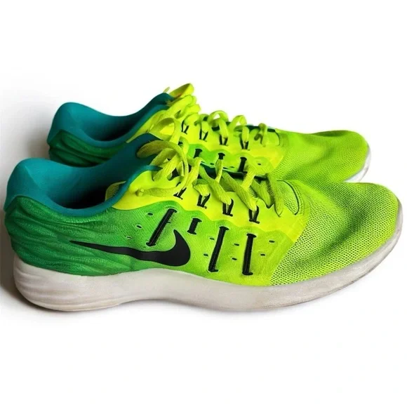 Nike Lunarstelos Volt/Rio Lace-up Men's Running Shoes 844591-700 Mens 11.5 - Picture 2 of 8